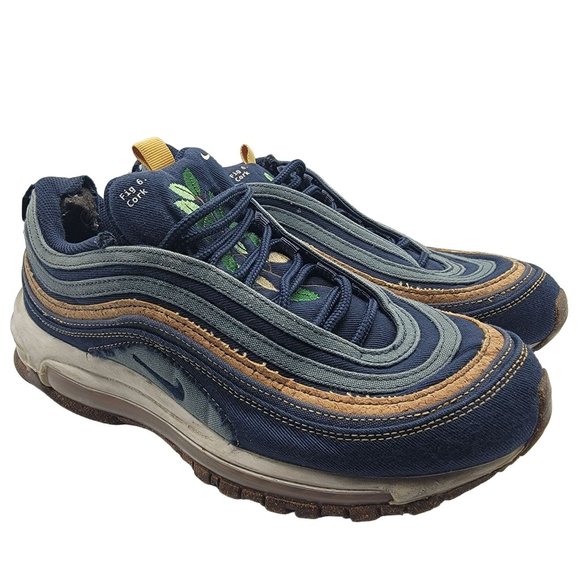Nike Air Max 97 SE Mens Size Thunder Blue Cork Hasta